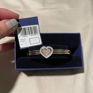 Swarovski Cupid Bangle - Two tones